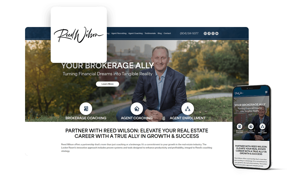 Reed Wilson website portfolio thumbnail