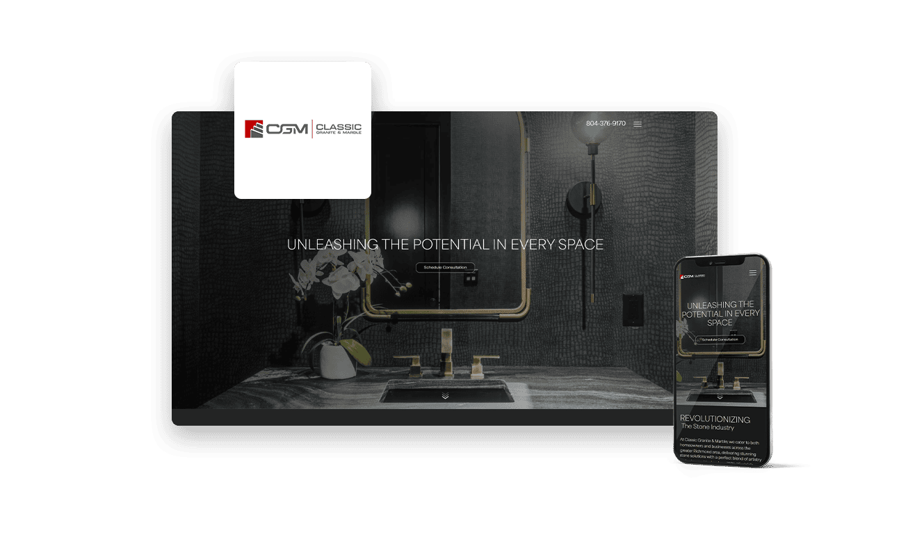 CGM website portfolio thumbnail